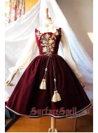 Surface Spell Gothic Bourbon Embroidery JSK